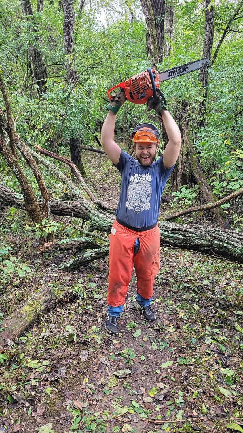 Dominik With a Chainsaw